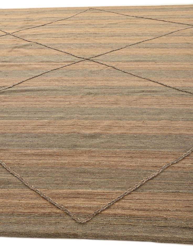 Detail image of  11' 5 x 13'  Hand Knotted Moroccan Wool Rug