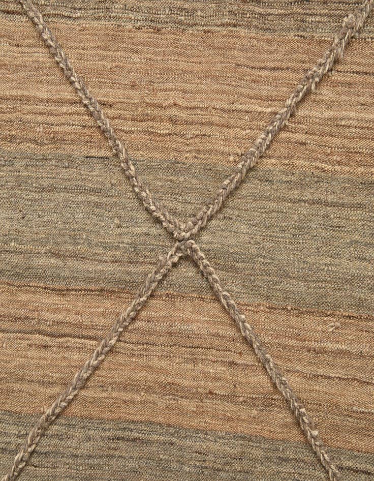 Detail image of  11' 5 x 13'  Hand Knotted Moroccan Wool Rug