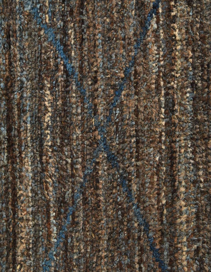 Detail image of  5' 5 x 8' 7  Hand Knotted Moroccan Wool Rug