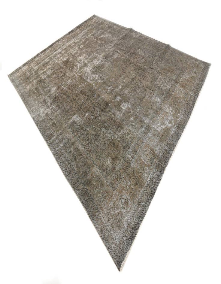 Detail image of  9' 6 x 12' 2  Hand Knotted Ultra Vintage Persian Wool Rug