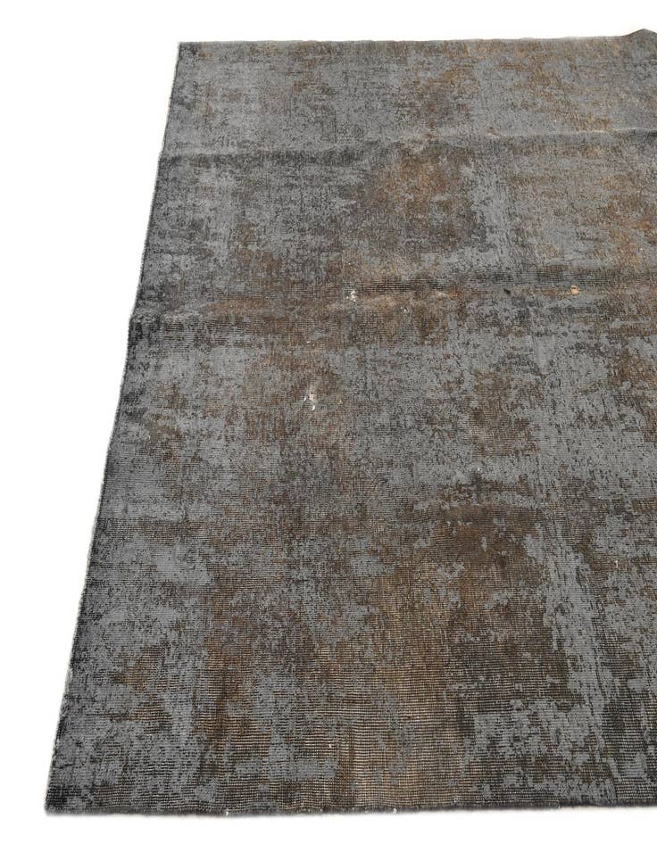 Detail image of  5' 9 x 9'  Hand Knotted Ultra Vintage Persian Wool Rug