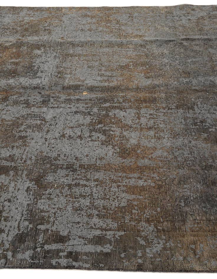 Detail image of  5' 9 x 9'  Hand Knotted Ultra Vintage Persian Wool Rug