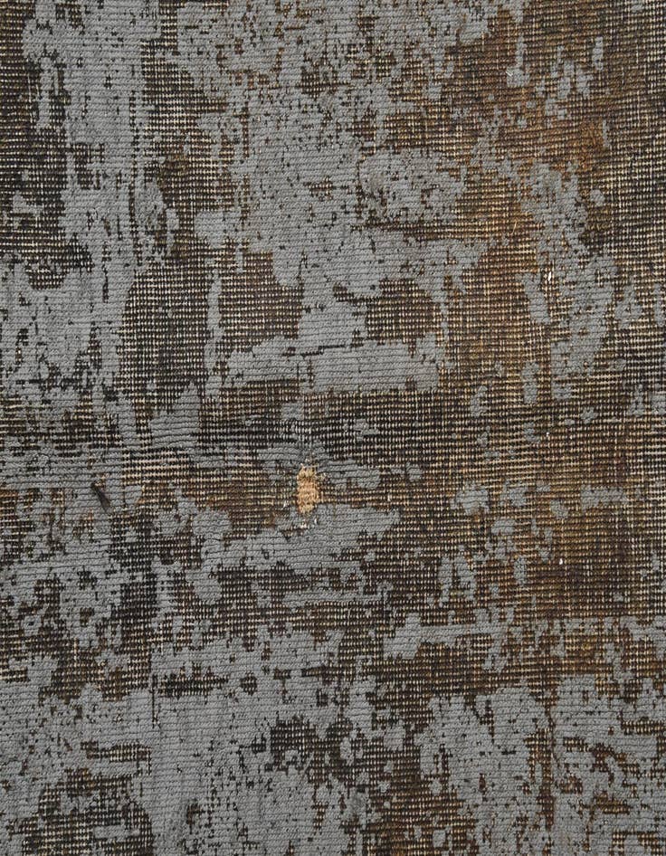 Detail image of  5' 9 x 9'  Hand Knotted Ultra Vintage Persian Wool Rug