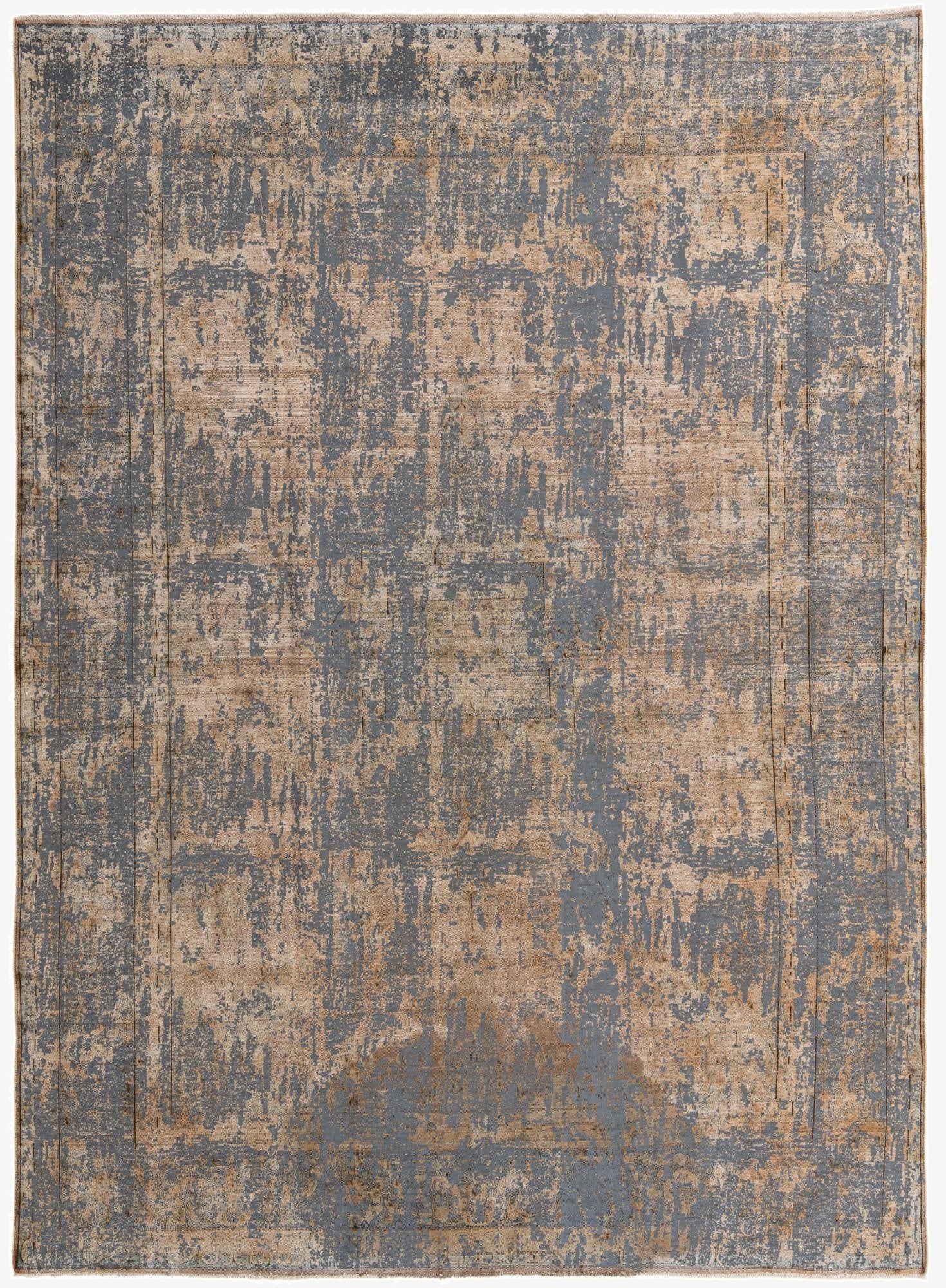  9' 4 x 13'  Hand Knotted Ultra Vintage Persian Wool Rug