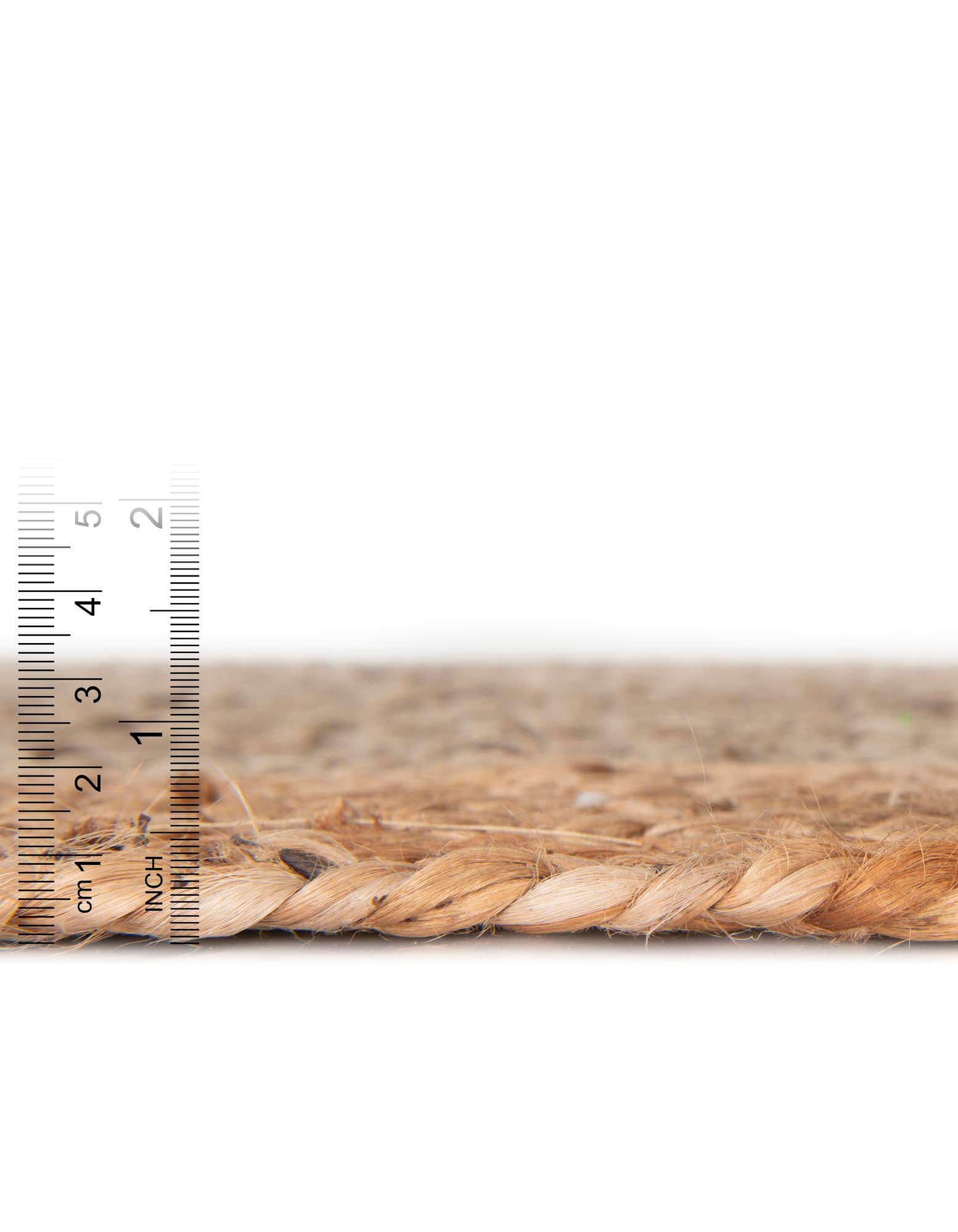 Primary image  7' 10 x 7' 10  Hand Braided Jute Round Rug