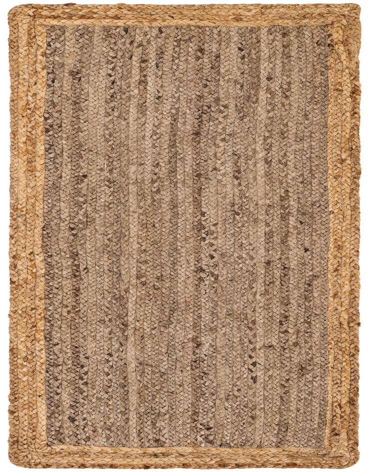 Detail image of  2' x 5' 1  Hand Braided Jute Runner Rug