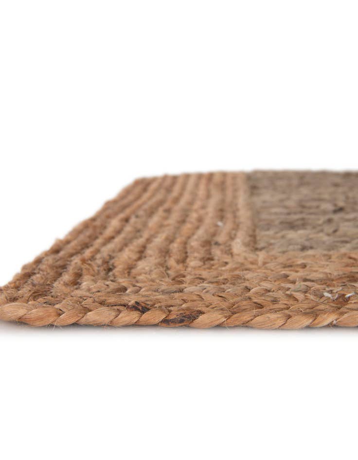 Detail image of  2' x 8'  Hand Braided Jute Runner Rug