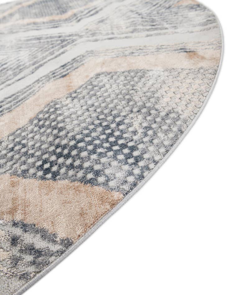 Detail image of  5' 3 x 5' 3 Caspian Round Rug