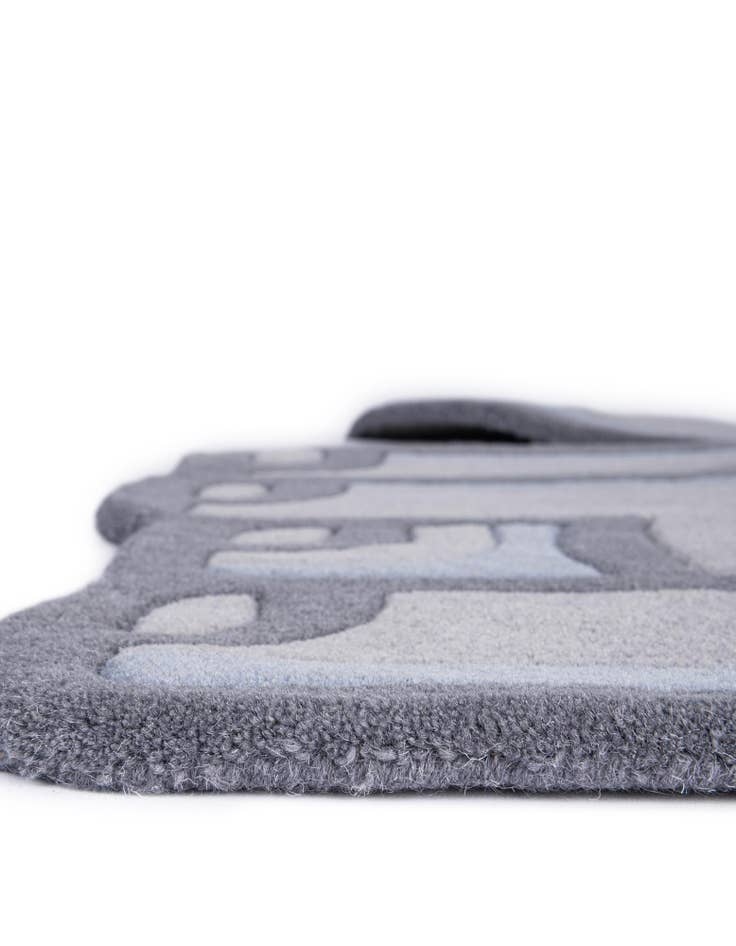 Detail image of  4' 1 x 4' 6 Playtime Kids Wool Freeform Rug