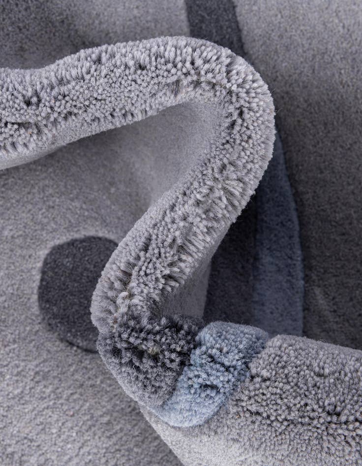 Detail image of  4' 1 x 4' 6 Playtime Kids Wool Freeform Rug