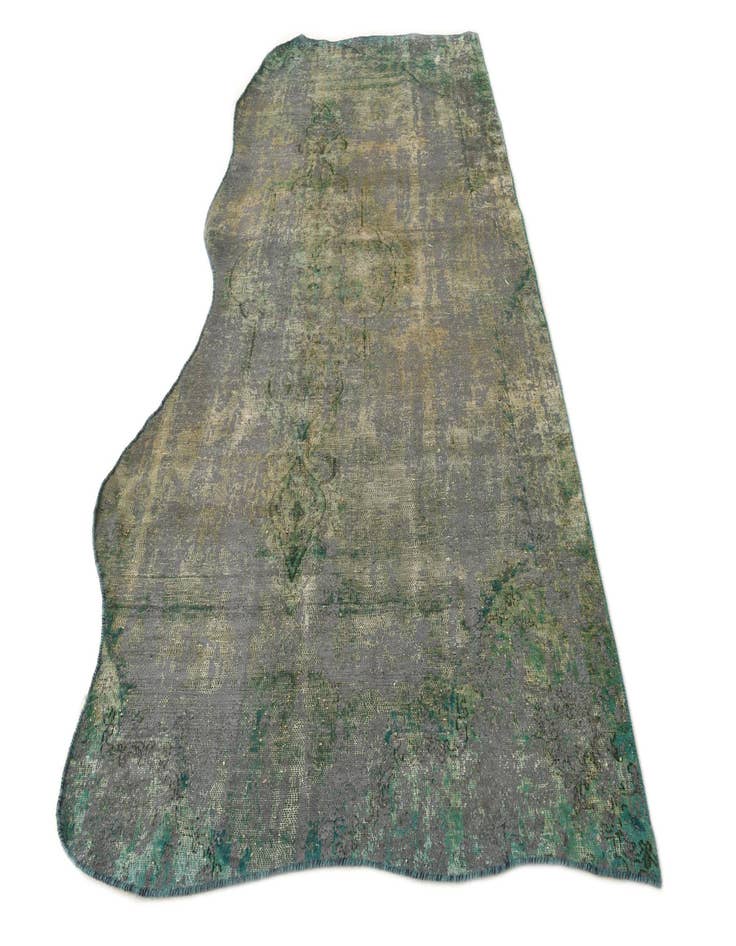 Detail image of  5' 7 x 9' 7  Hand Knotted Ultra Vintage Persian Wool Rug