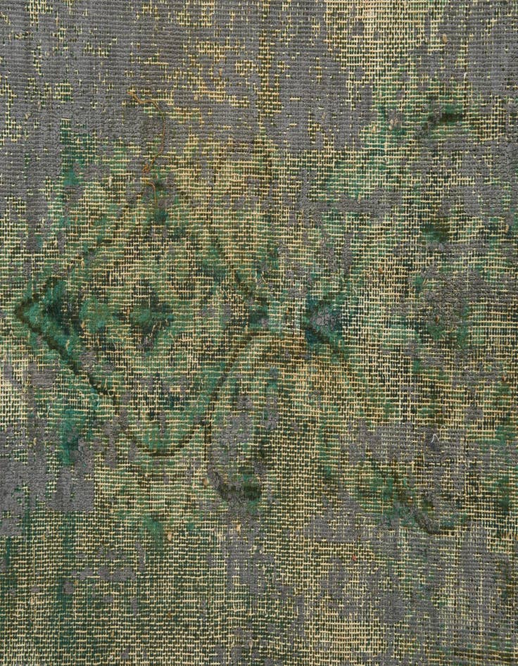 Detail image of  5' 7 x 9' 7  Hand Knotted Ultra Vintage Persian Wool Rug