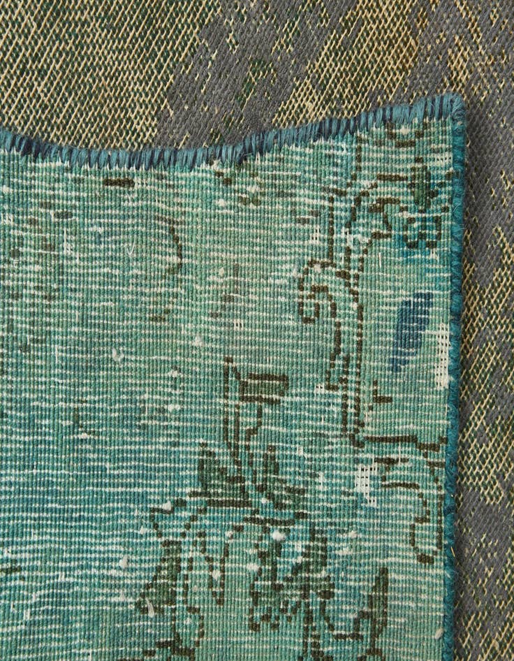 Detail image of  5' 7 x 9' 7  Hand Knotted Ultra Vintage Persian Wool Rug