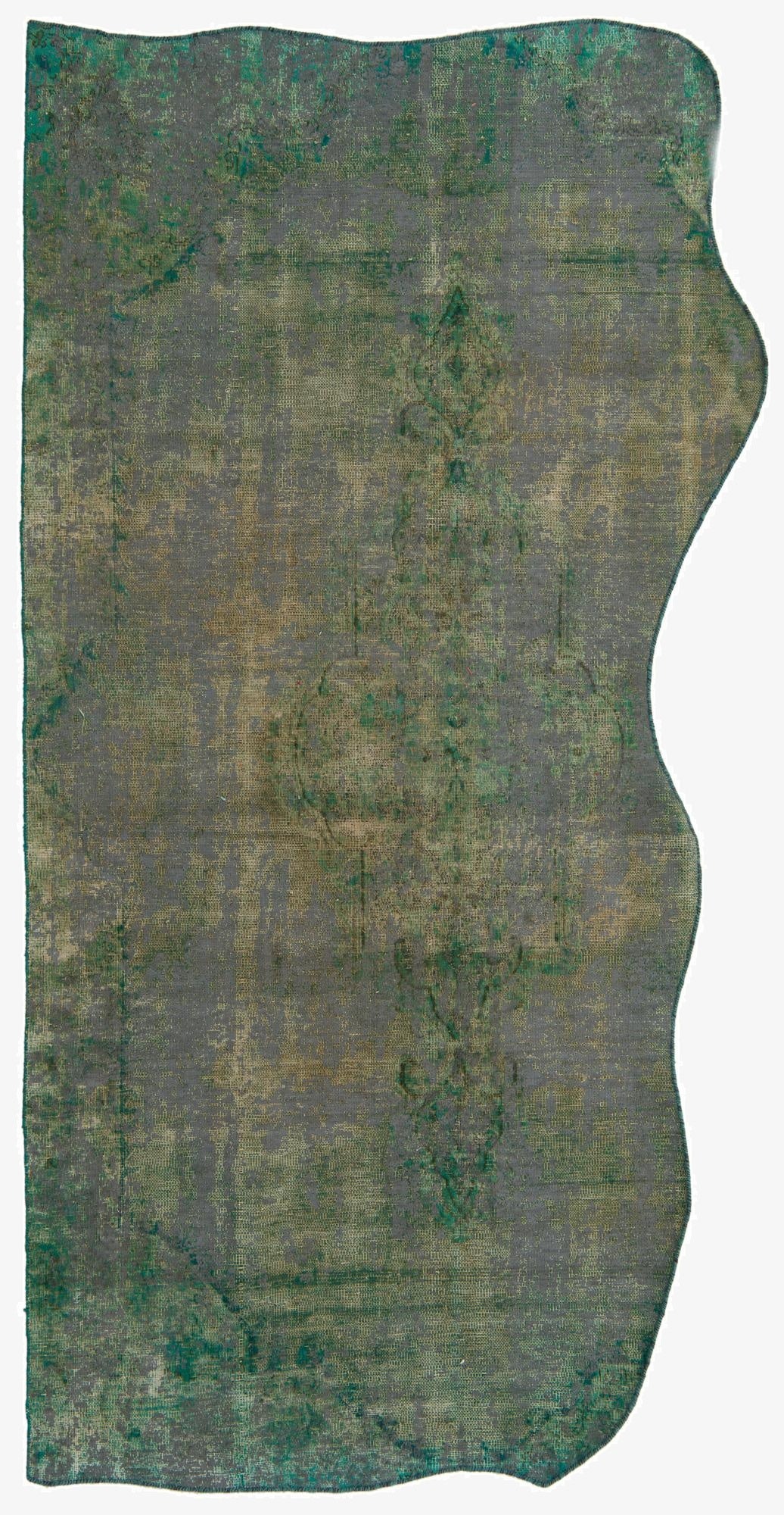  5' 7 x 9' 7  Hand Knotted Ultra Vintage Persian Wool Rug