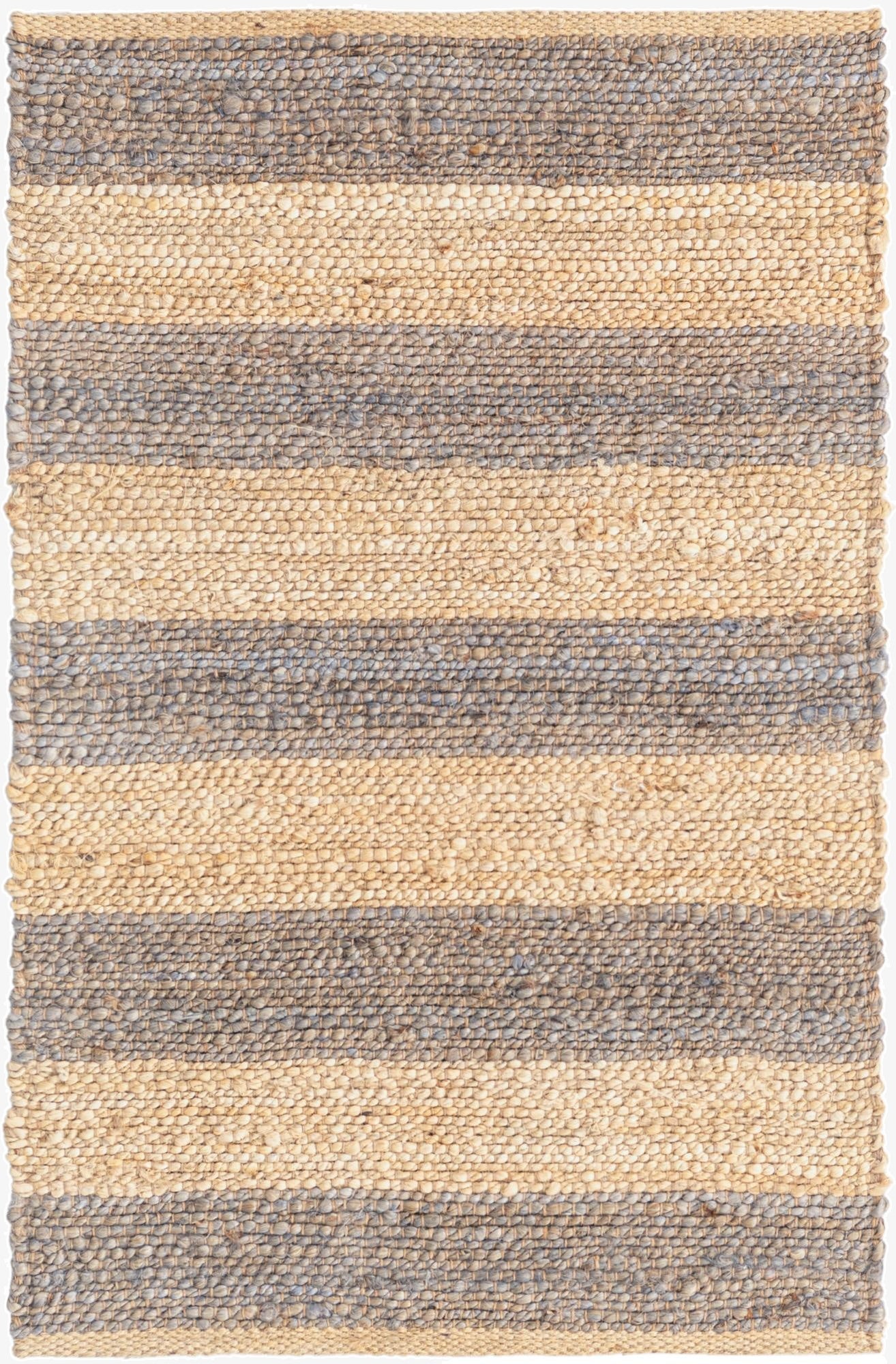  2' 2 x 3' 1  Hand Braided Jute Rug