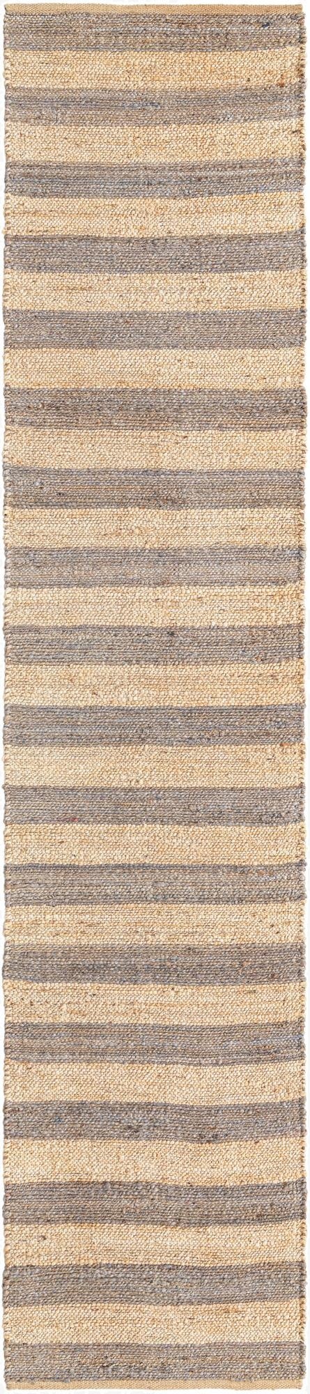  2' 7 x 12'  Hand Braided Jute Runner Rug