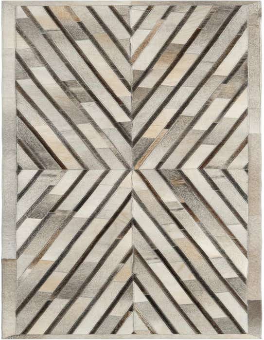 Primary image  2' 2 x 8' Cowhide Leather Runner Rug