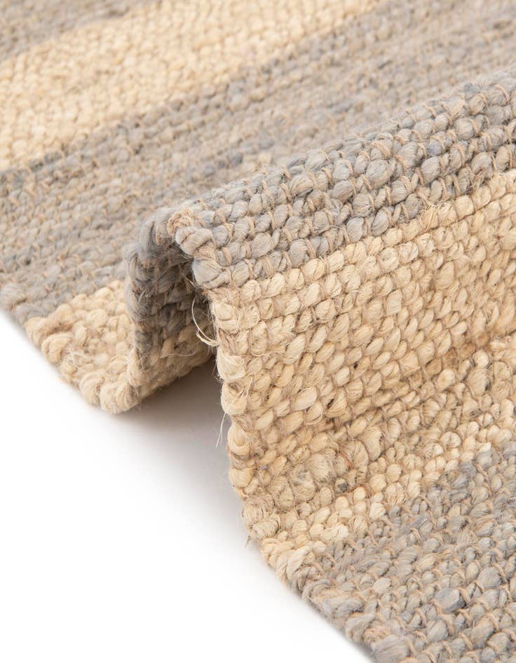 Detail image of  7' 10 x 7' 10  Hand Braided Jute Square Rug