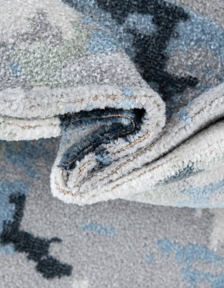 Detail image of  7' 10 x 7' 10 Kamala Washable Square Rug