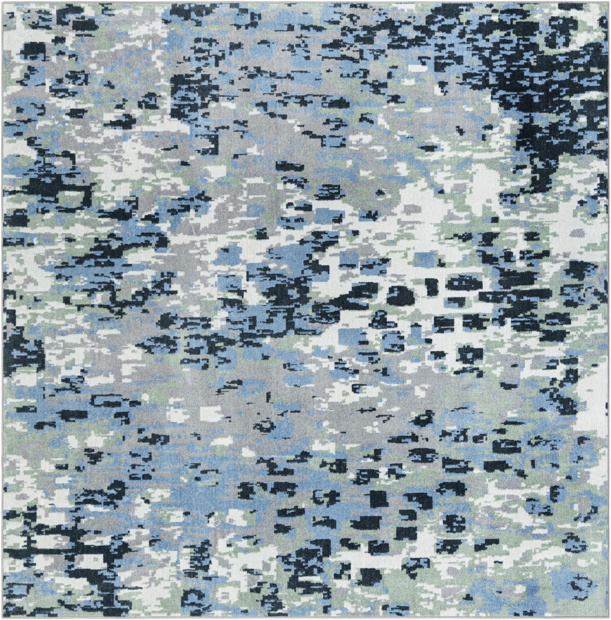  7' 10 x 7' 10 Kamala Washable Square Rug