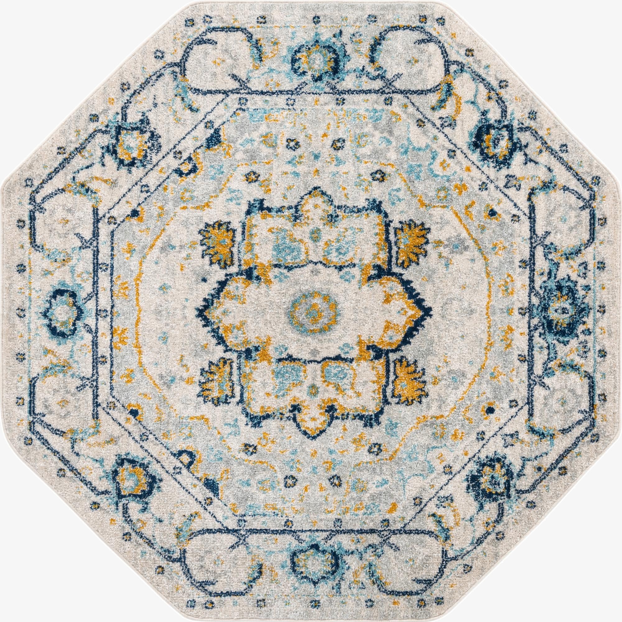  5' 3 x 5' 3 Madeline Vintage Octagon Rug