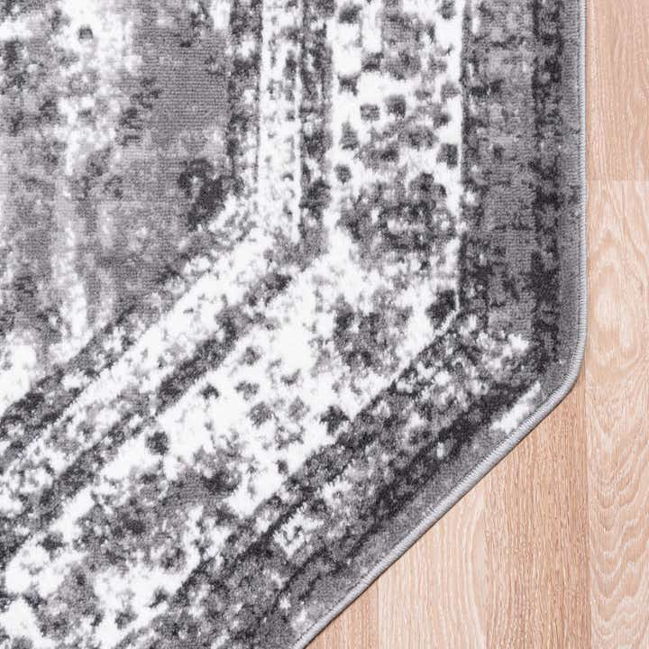 Gray 6' x 6' Monte Carlo Octagon Rug | Rugs.com