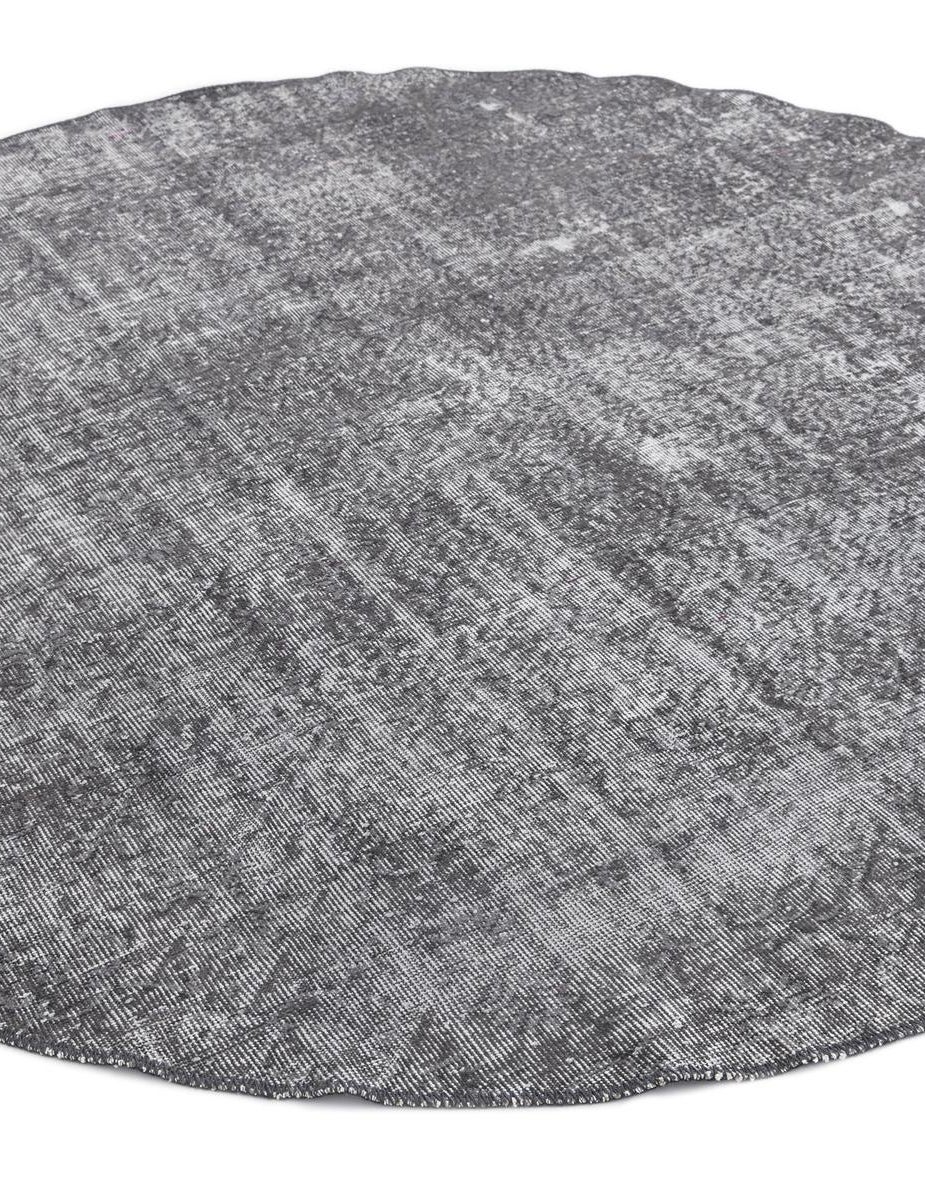 Gray 6' 11 x 6' 11 Ultra Vintage Wool Octagon Rug | Rugs.com