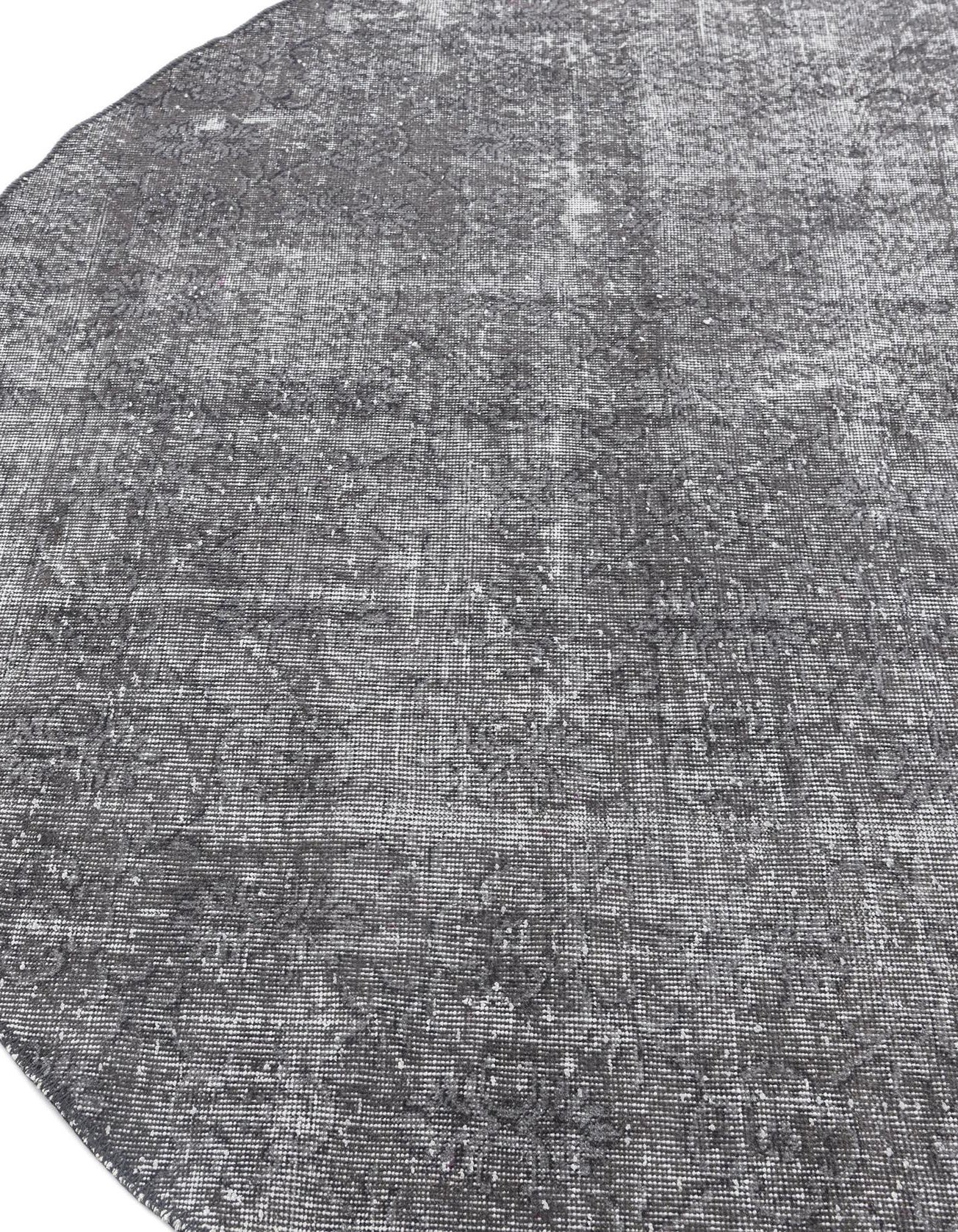 Gray 6' 11 x 6' 11 Ultra Vintage Wool Octagon Rug | Rugs.com