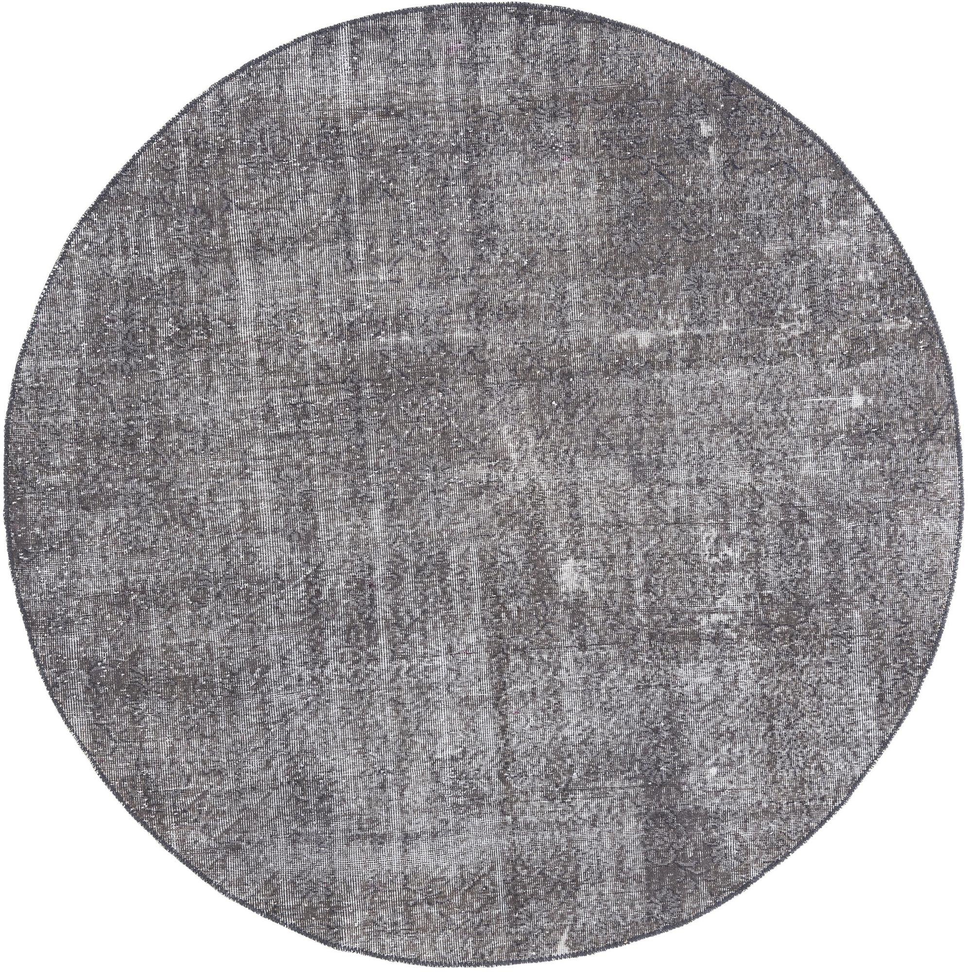 Gray 6' 11 x 6' 11 Ultra Vintage Wool Octagon Rug | Rugs.com