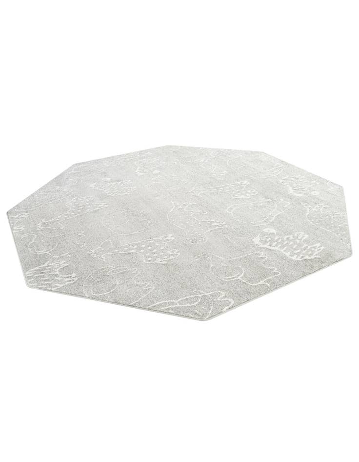 Detail image of  7' 10 x 7' 10 Whimsy Kids Octagon Rug