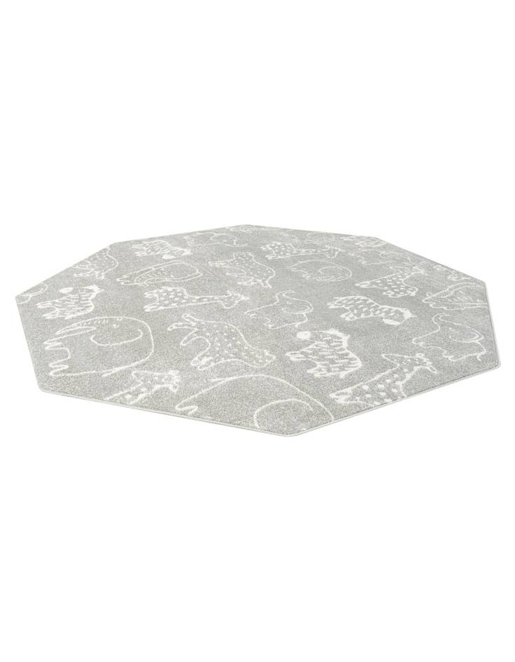 Detail image of  7' 10 x 7' 10 Whimsy Kids Octagon Rug