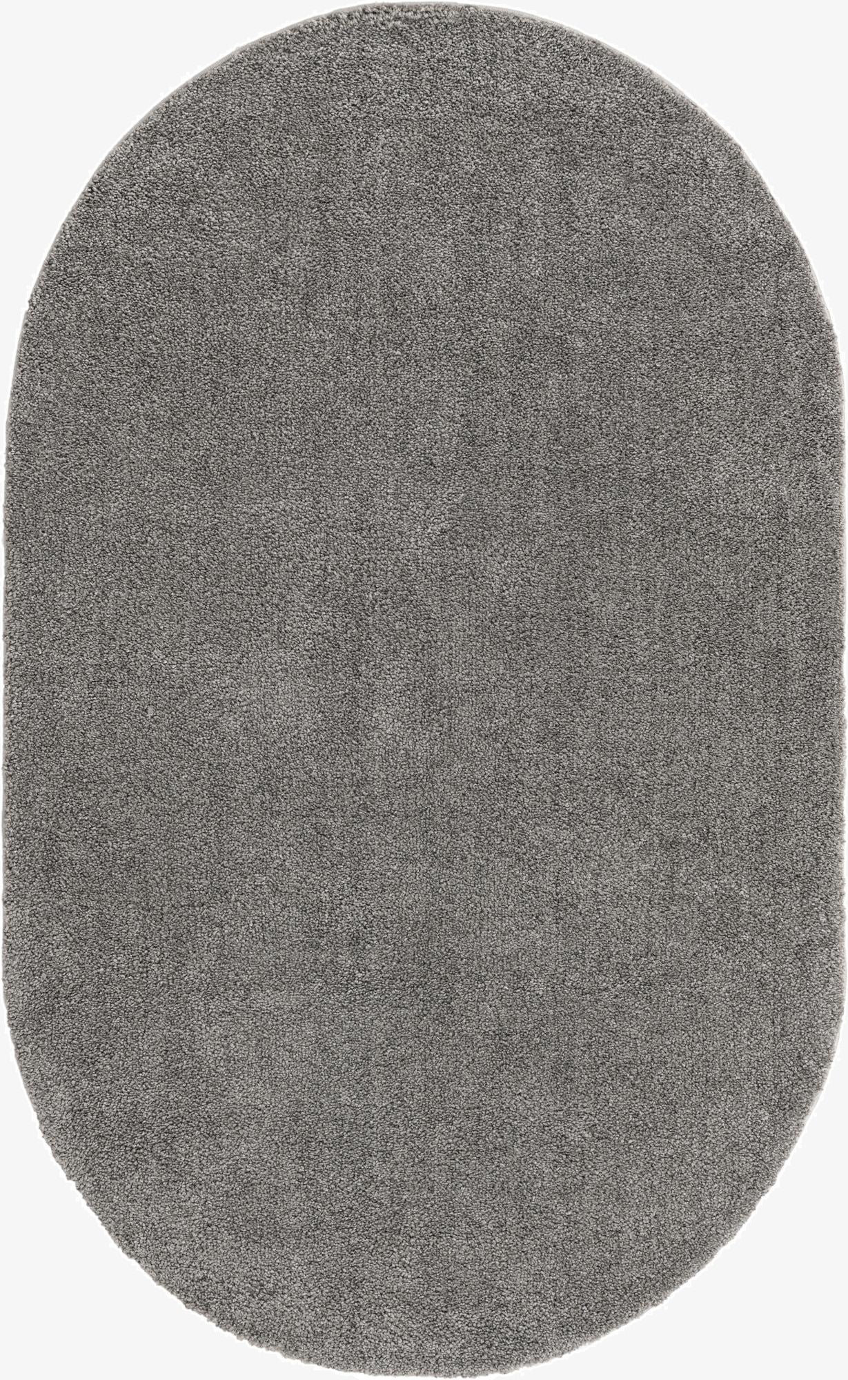Primary image  3' 3 x 5' 3 Solid Frieze Oval Rug
