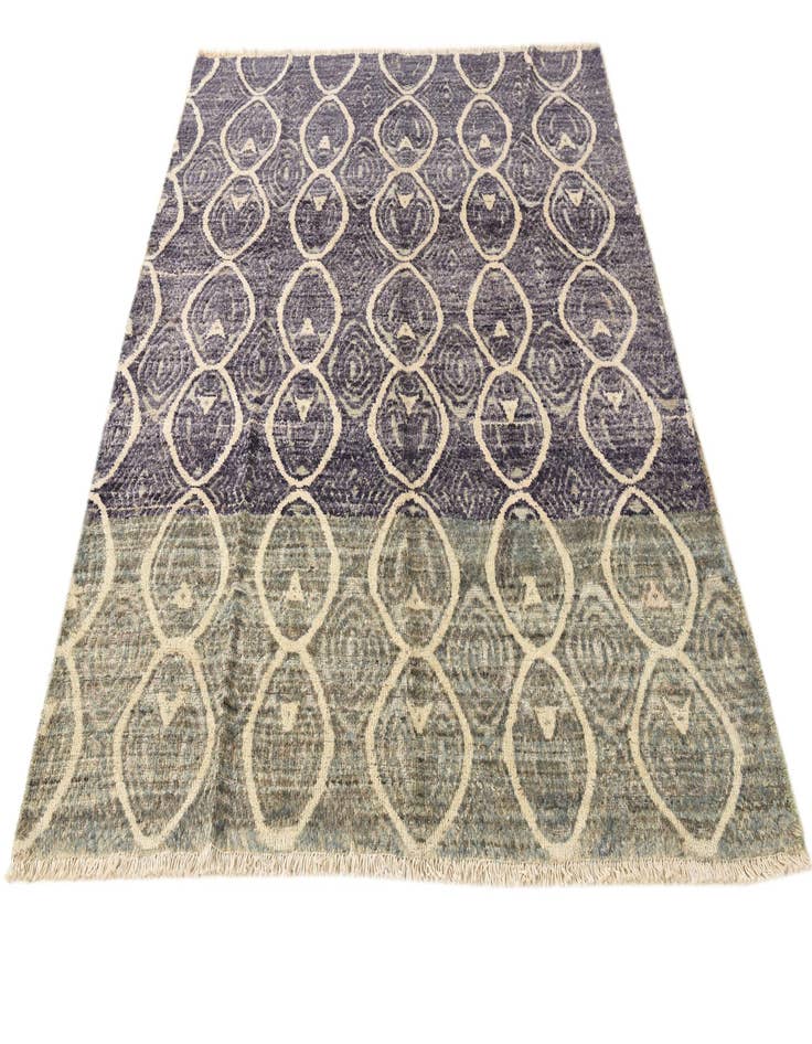 Detail image of  5' 8 x 6' 5  Hand Knotted Darya Wool Rug