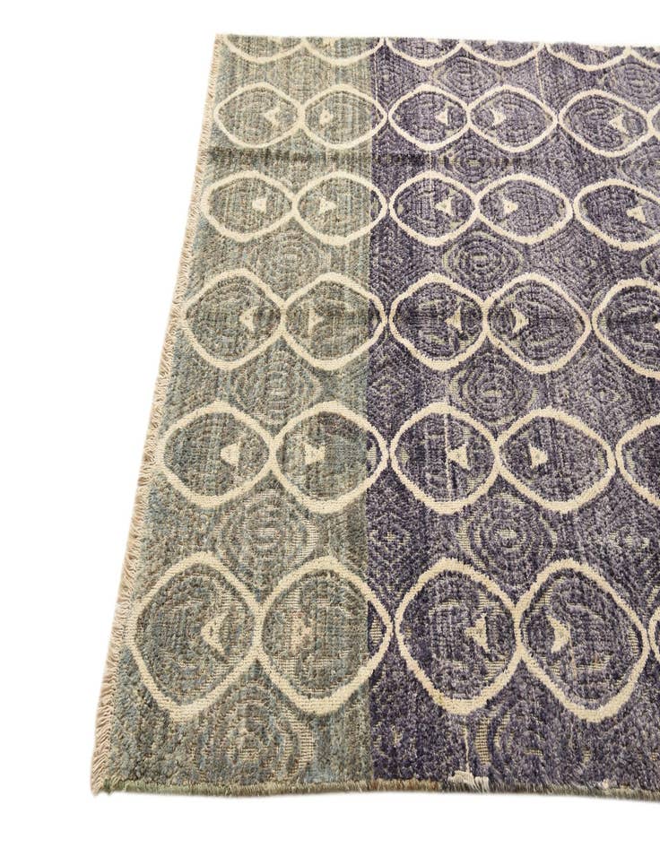 Detail image of  5' 8 x 6' 5  Hand Knotted Darya Wool Rug