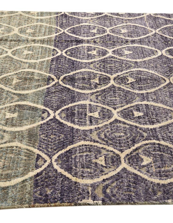 Detail image of  5' 8 x 6' 5  Hand Knotted Darya Wool Rug