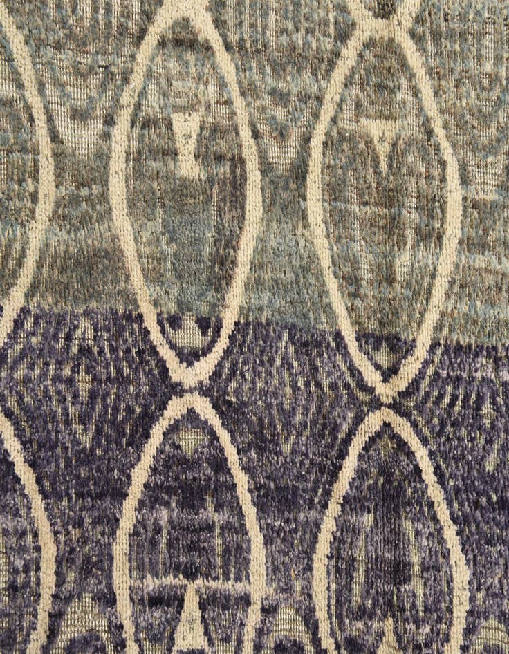 Detail image of  5' 8 x 6' 5  Hand Knotted Darya Wool Rug