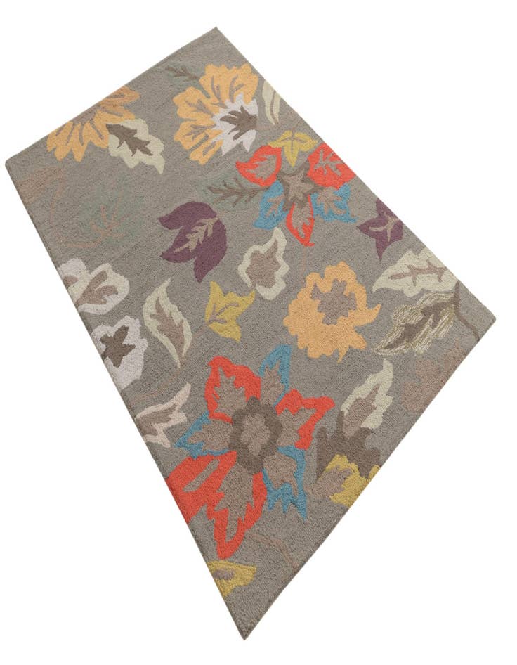 Detail image of  4' x 6' Agra Wool Rug