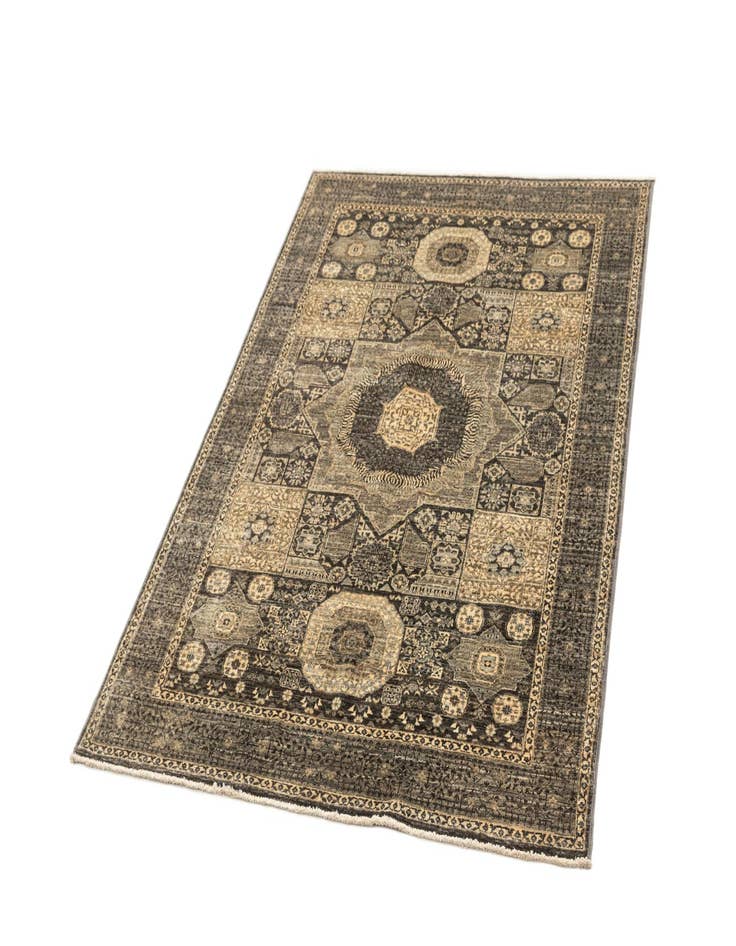 Detail image of  3' 11 x 5' 9  Hand Knotted Amina Rug