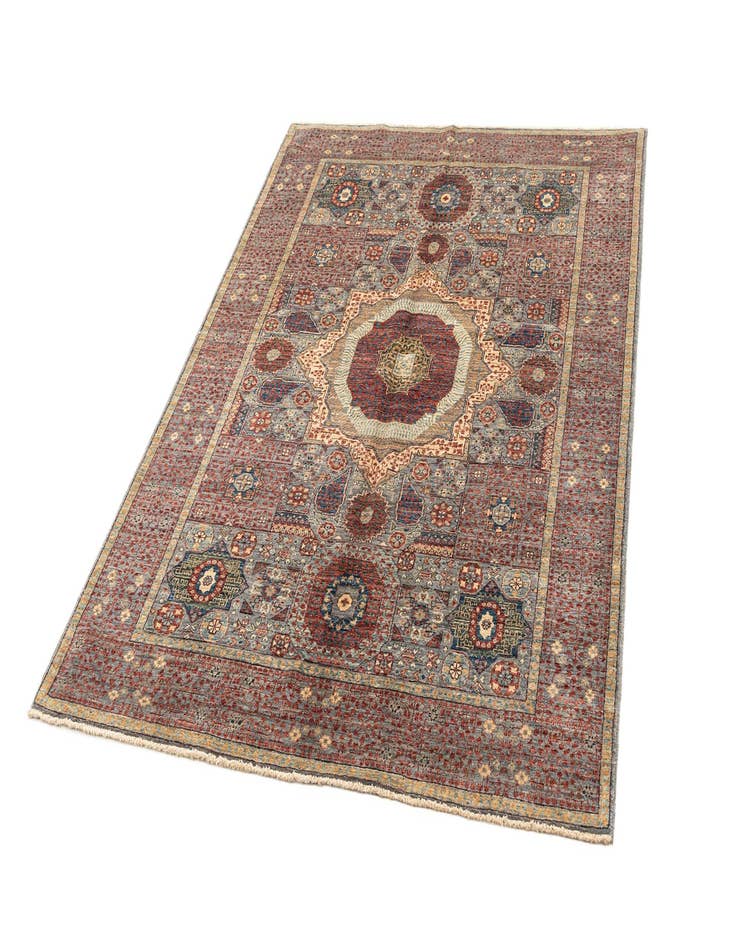 Detail image of  5' 1 x 7' 1  Hand Knotted Amina Rug