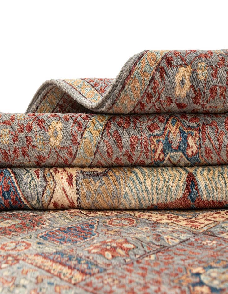 Detail image of  5' 1 x 7' 1  Hand Knotted Amina Rug