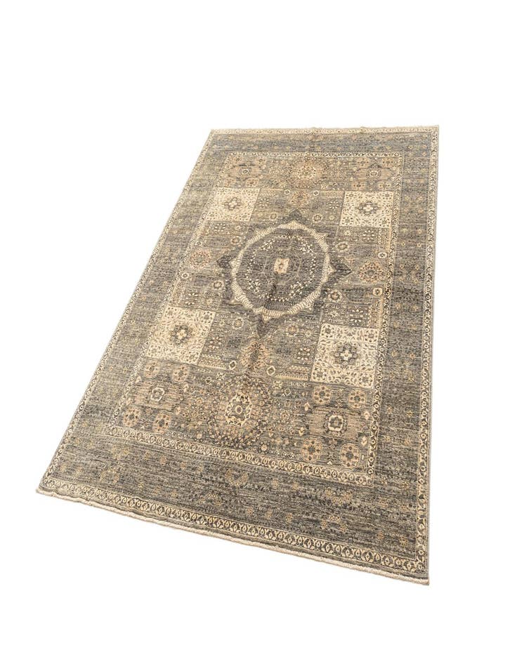 Detail image of  5' 11 x 7' 11  Hand Knotted Amina Rug