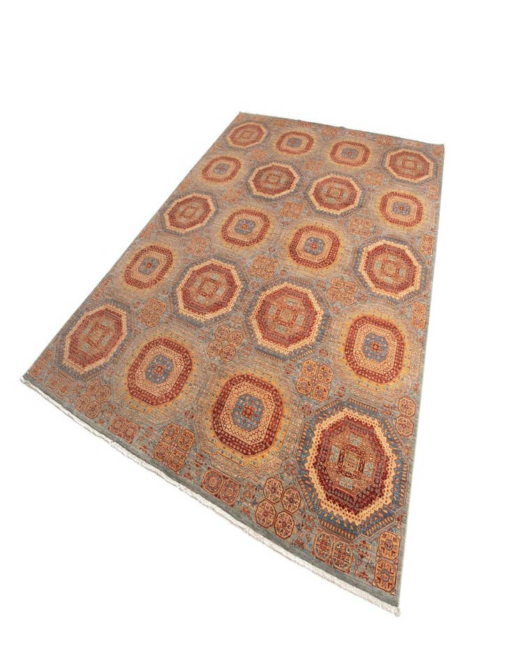 Detail image of  9' x 11' 8  Hand Knotted Amina Rug