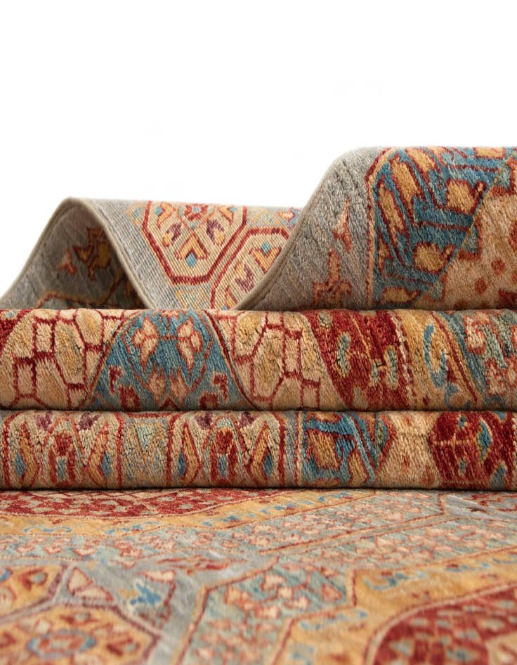 Detail image of  9' x 11' 8  Hand Knotted Amina Rug