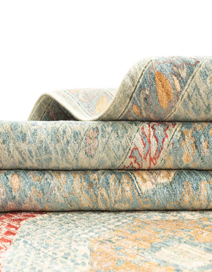 Detail image of  8' 6 x 9' 1  Hand Knotted Amina Rug