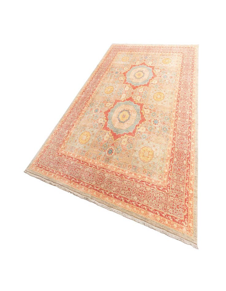 Detail image of  10' x 13' 2  Hand Knotted Amina Rug