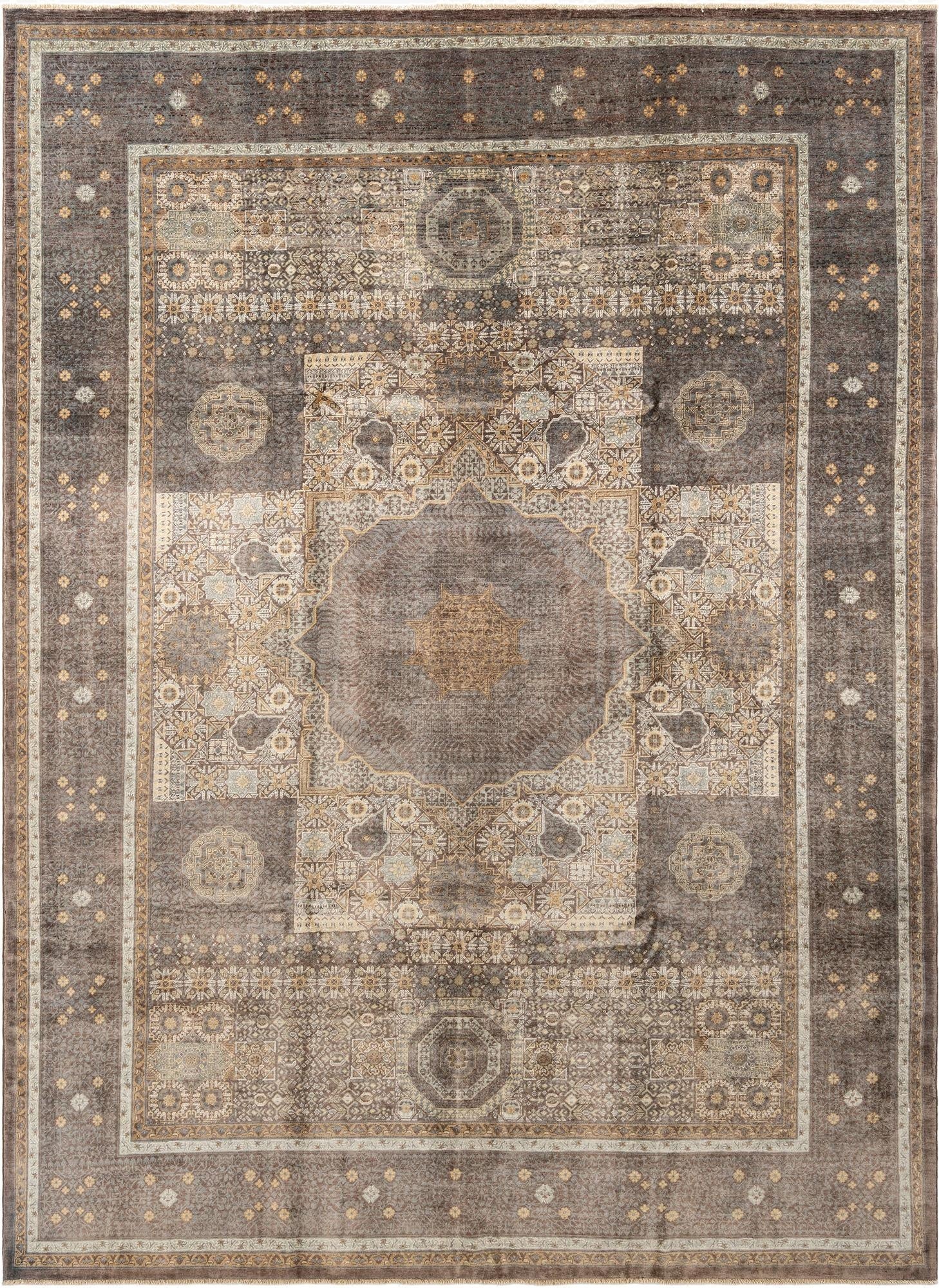  7' 4 x 9' 10  Hand Knotted Amina Rug