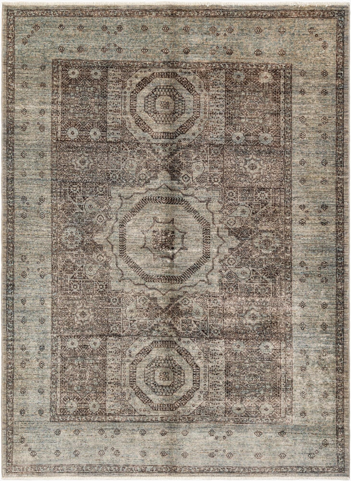  5' 7 x 7' 7  Hand Knotted Amina Rug