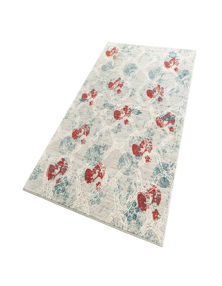 Detail image of  5' 4 x 7' 10  Hand Knotted Anar Rug