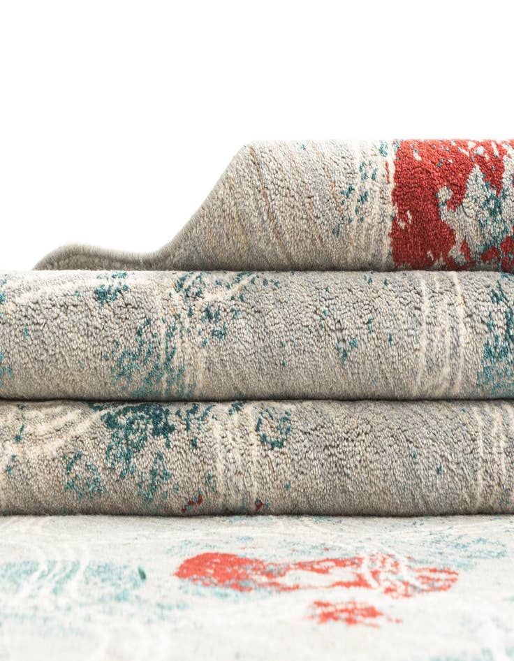 Detail image of  5' 4 x 7' 10  Hand Knotted Anar Rug