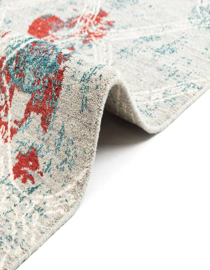 Detail image of  5' 4 x 7' 10  Hand Knotted Anar Rug